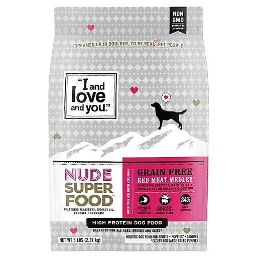 I And Love And You Dog Food, Grain Free, Red Meat Medley 5 Lb