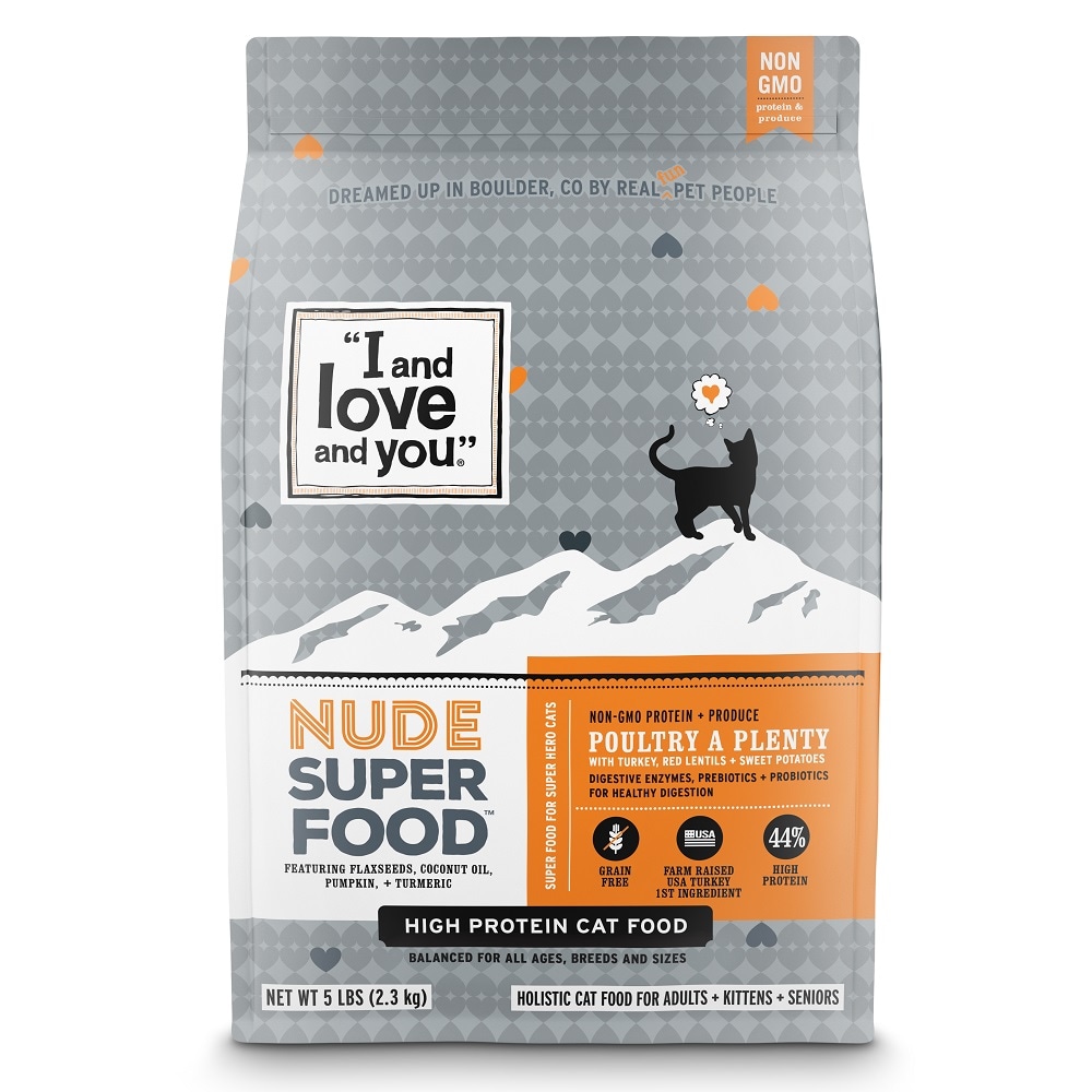 I And Love And You I&LOVE&YOU: Nude Food Poultry A Plenty Cat Food, 5 Lb