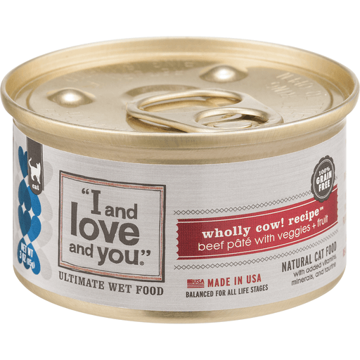 I And Love And You Beef Right Meow Pate Wet Cat Food - 3oz