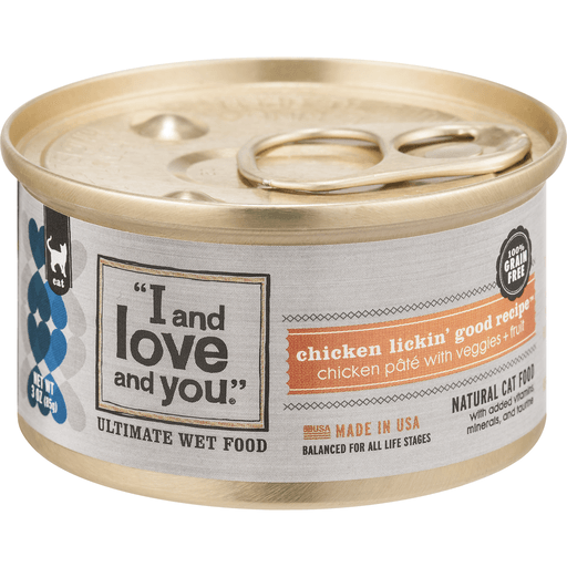 I And Love And You I&LOVE&YOU: Chicken Me Out Pate Wet Canned Cat Food, 3 Oz