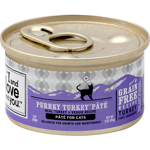 I And Love And You Purrky Turkey Pate Wet Cat Food - 3oz