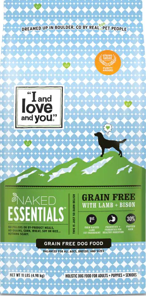 I and Love and You Naked Essentials Grain Free Lamb & Bison Adult Dog Food