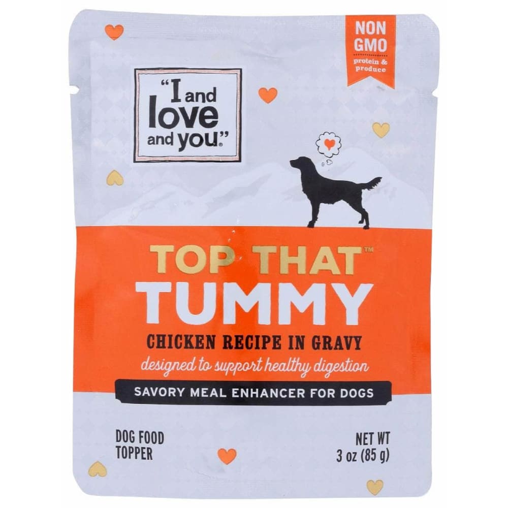 I And Love And You Top That Wet Dog Food Topper Tummy Chicken Recipe In Gravy - 3oz