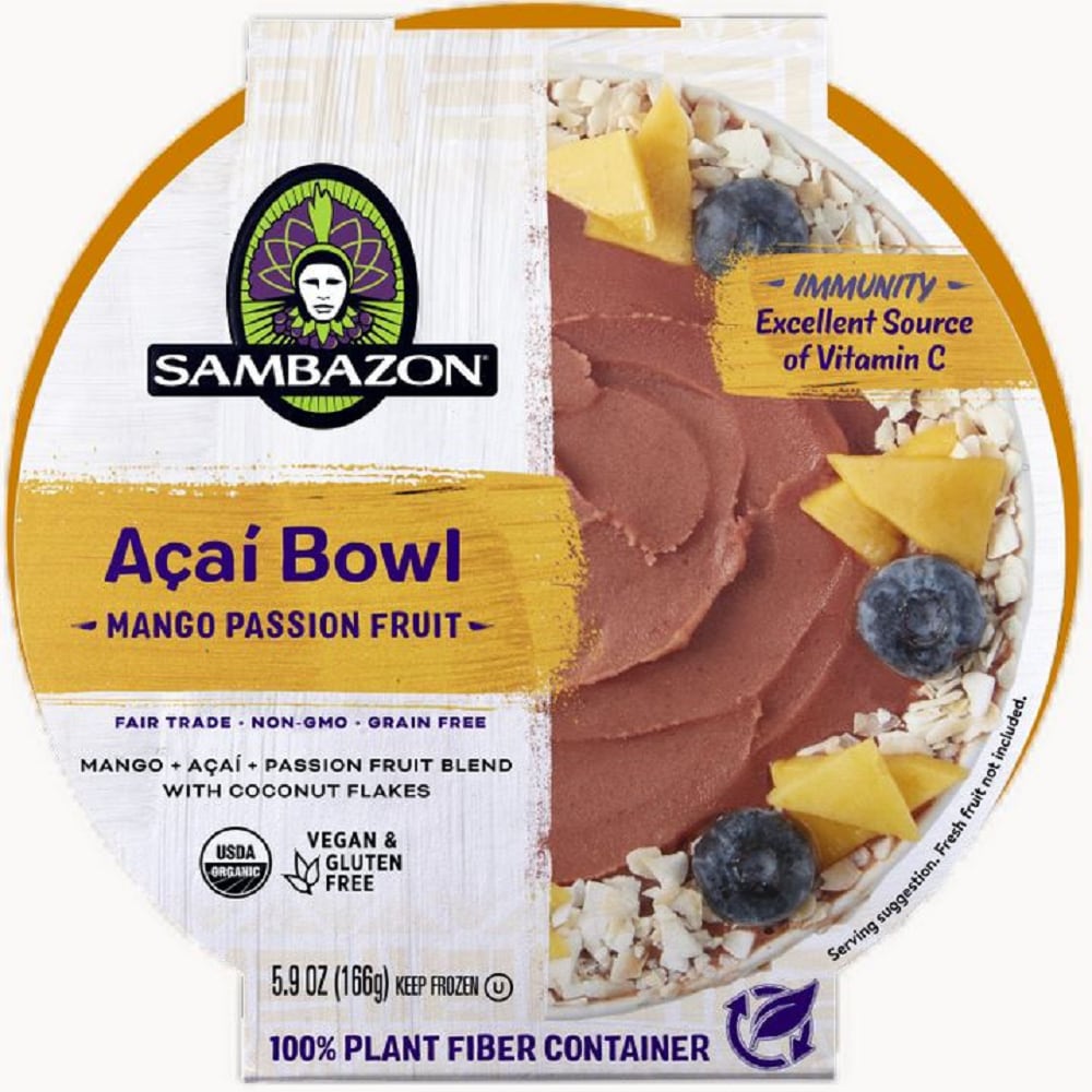 Sambazon Mango Passion Fruit Acai Bowl 5.9 Oz