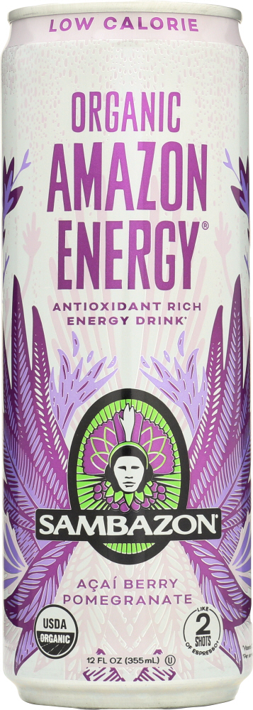 Sambazon Organic Amazon Energy Drink Low Calorie 12 Fl Oz