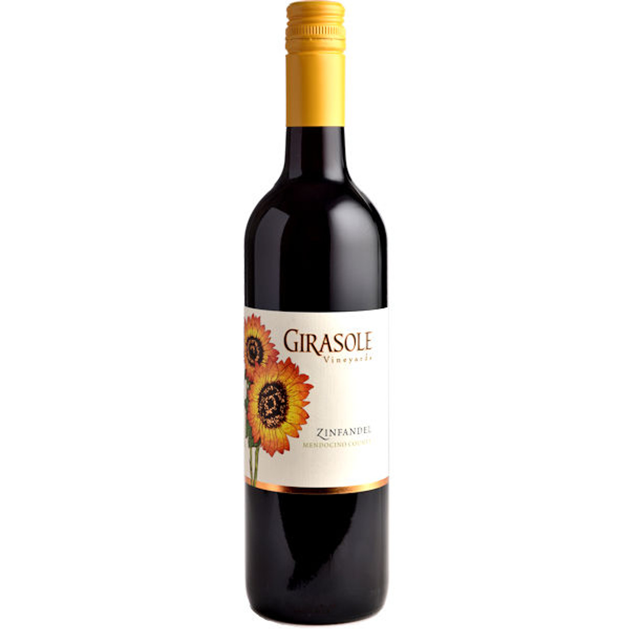 Girasole 12 Bottle Case Mendocino Zinfandel 2021 W/ Shipping