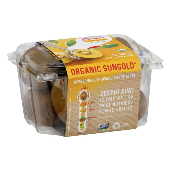 Produce Unbranded Organic Sungold Kiwifruit 2lb Clamshell