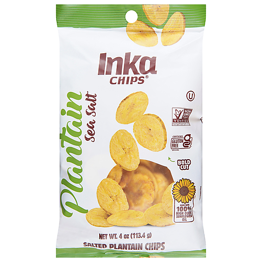 Inka Chips Crops Roasted Plantain 4 Oz