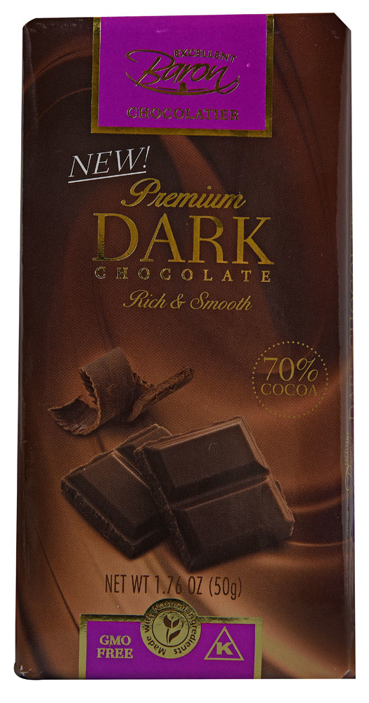 Excellent Baron Dark Chocolate 3.5 Oz