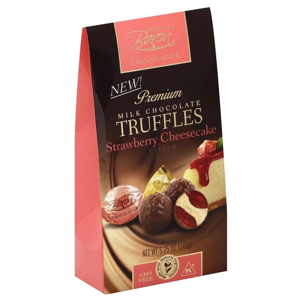 Excellent Baron Milk Chocolate Strawberry Cheesecake Truffles