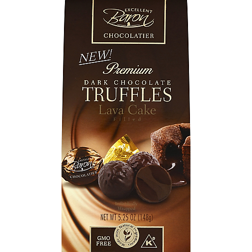 Excellent Baron Truffles, Premium, Dark Chocolate, Lake Cake Filled