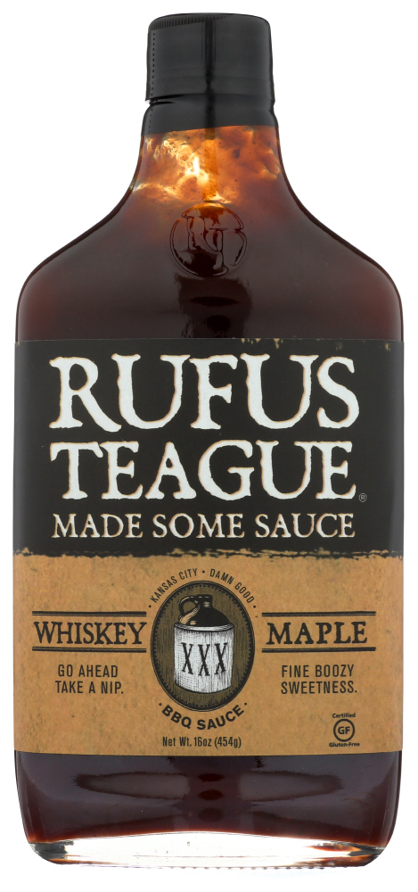 Rufus Teague Whiskey Maple Bbq Sauce 16 Oz Bottle - 6ct Case