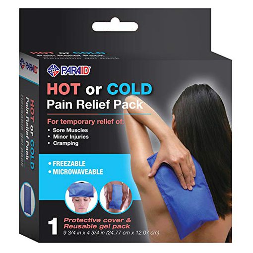 Planet Hot & Cold Gel Pack W Fabric Cover Pain Relief 9″ X 4″, Blue, 4 Packs – General Purpose