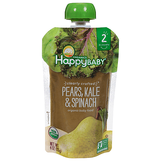 Happy Baby CC Organics Pears, Kale & Spinach Organic Food