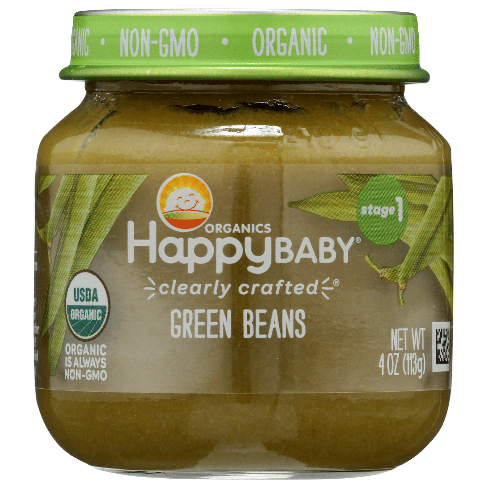 HappyBaby Clearly Crafted Green Beans Meals Jar - 4oz