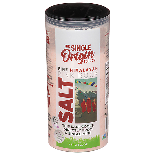 The Real Single Origin Food Co. Fine Himalayan Pink Rock Salt 20 Oz