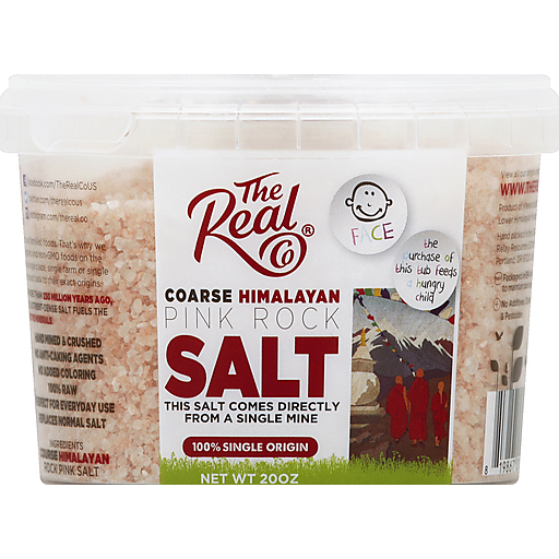 The Real Co Himalayan Coarse Pink Rock Salt Tub