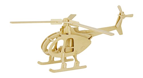 Hands Craft DIY 3D Wooden Puzzles, Helicopter