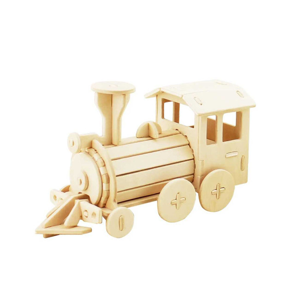 Hands Craft Locomotive DIY 3D Wooden Puzzle