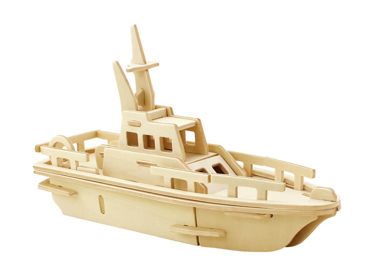 Hands Craft DIY 3D Wooden Puzzles, Yacht