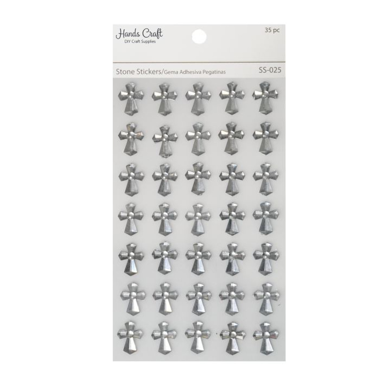 AngelsCraft Cross Stone Sticker