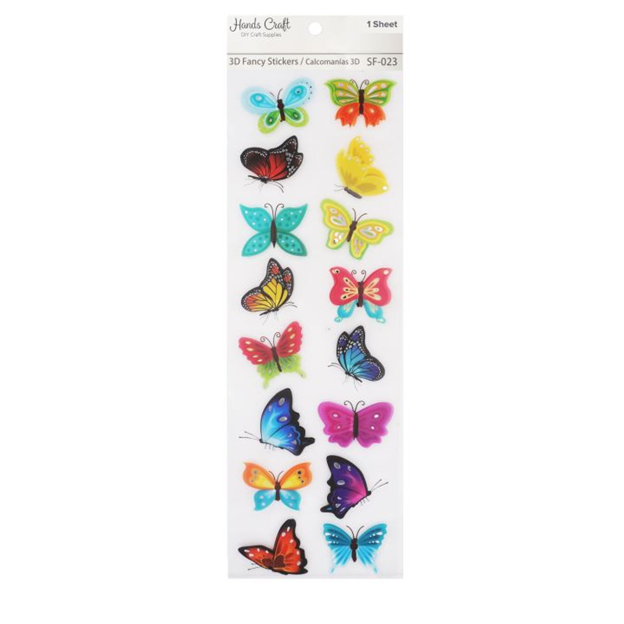 AngelsCraft 3d Fancy Sticker Butterflies