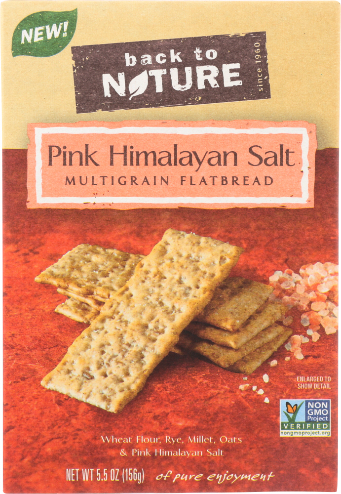 Back To Nature Pink Himalayan Salt Multigrain Flatbread - Case Of 6/5.5 Oz