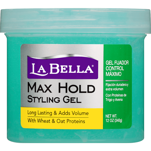 La Bella Max Hold Styling Gel 12 Oz. Tub