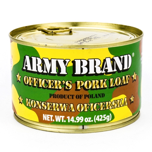 Square Army Brand Officer's Pork Loaf 425g/14.99oz