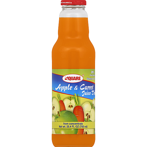 Square Juice Drink, Apple & Carrot