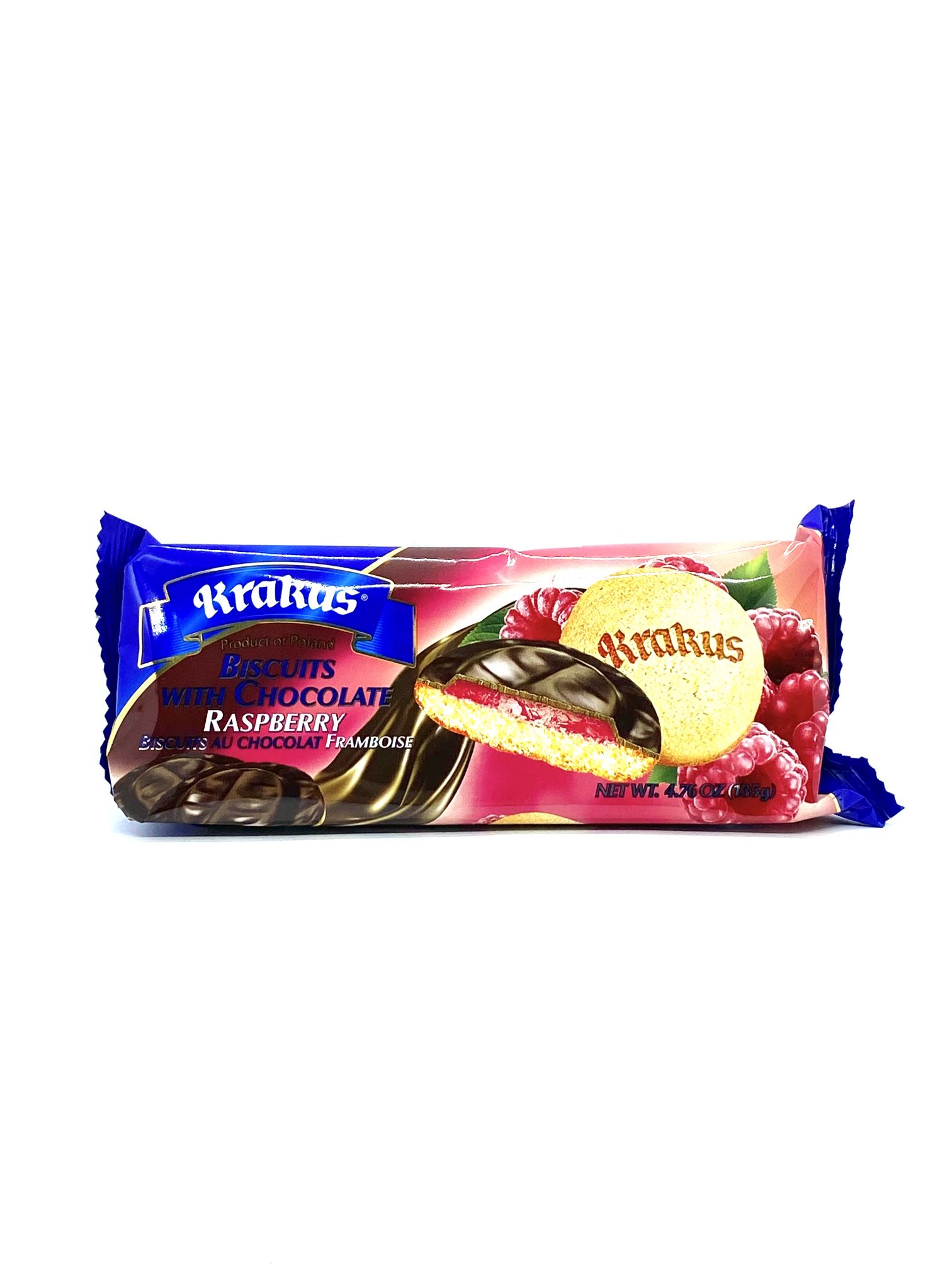 Krakus Biscuits, With Chocolate Raspberry