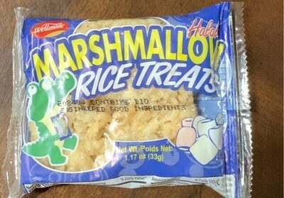 Wellmade Halal Marshmallow Rice Treats 12 Pieces In 14oz. Box