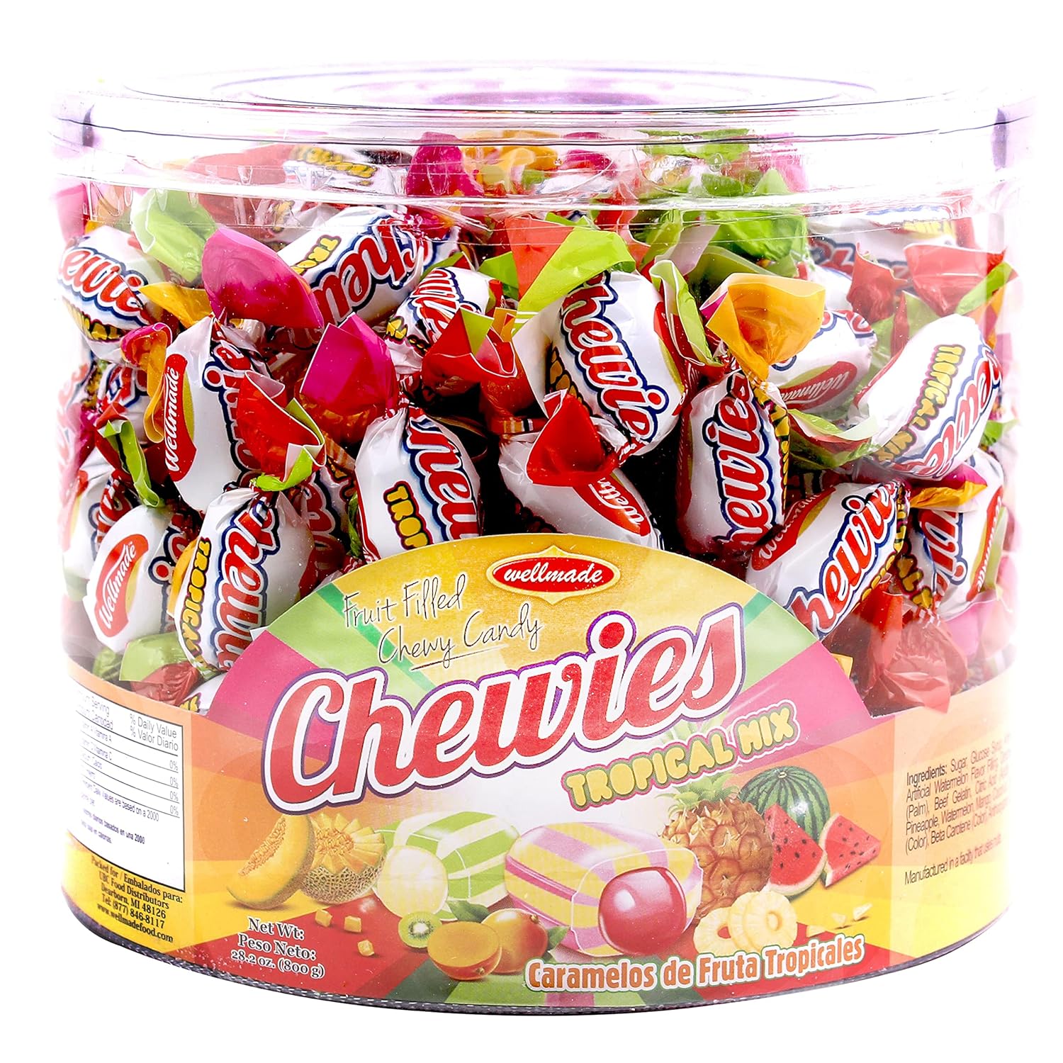 Best Wellmade Chewies Tropical Mix 800G