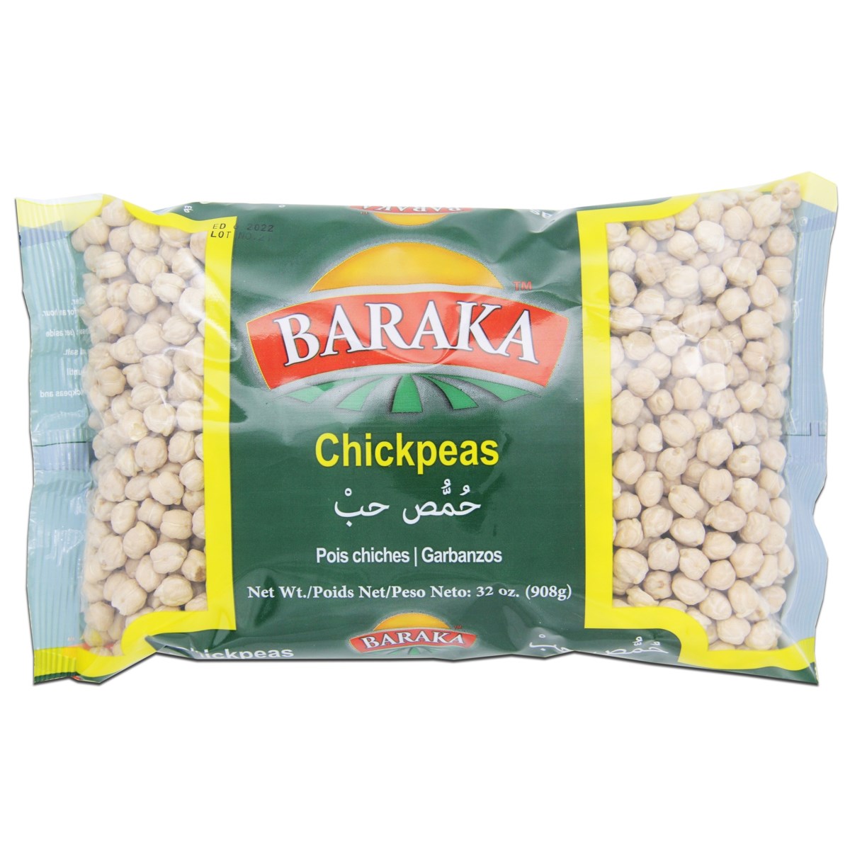 Baraka Dried Chickpeas 908g