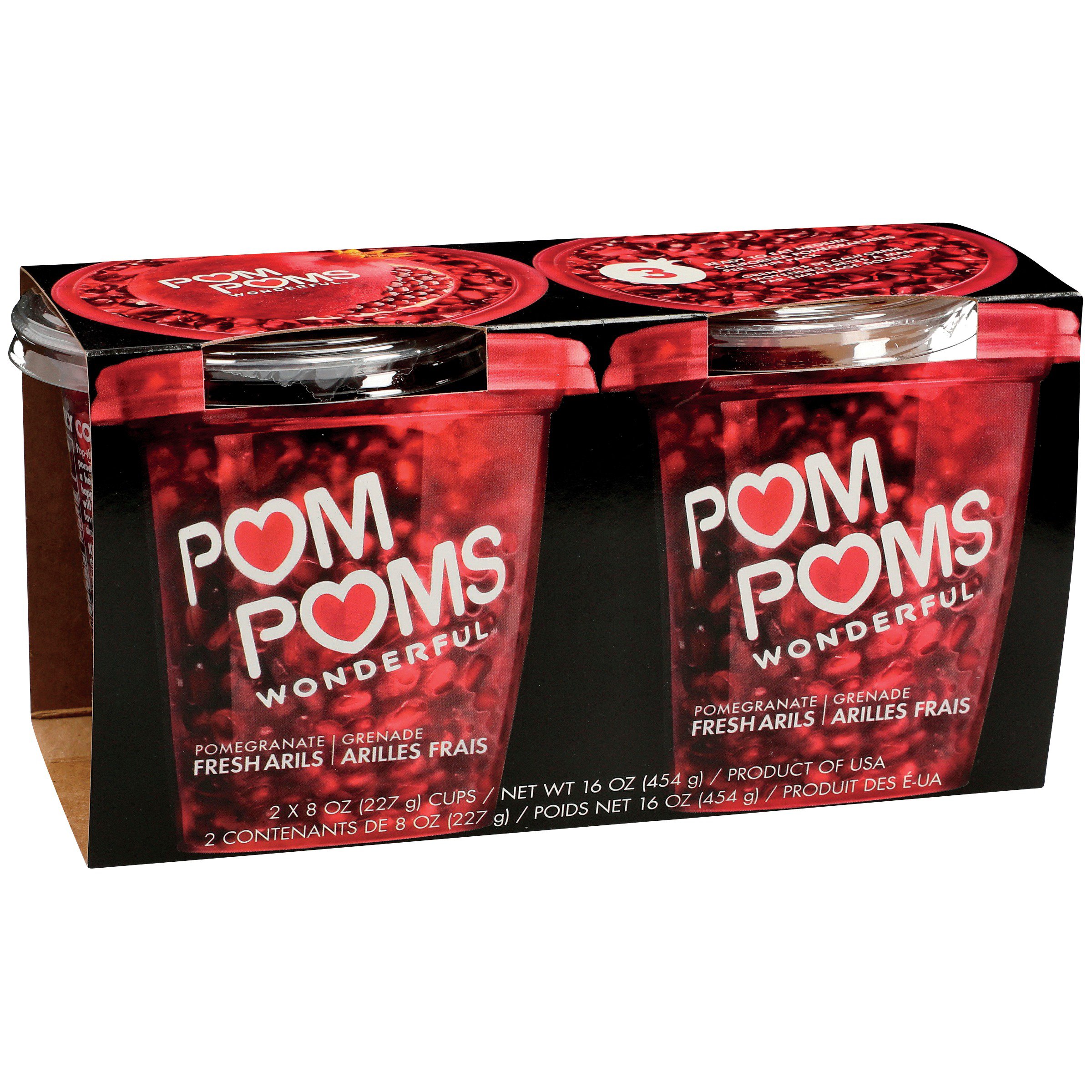 POM Wonderful Fresh Pomegranate Arils, 8 Oz Cups