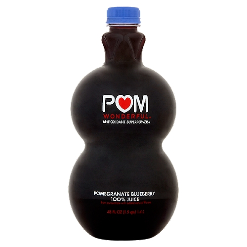 POM Wonderful Pomegranate Blueberry, 100% Juice, 48 Oz