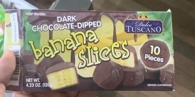 Dark Chocolate Dipped Banana Slices