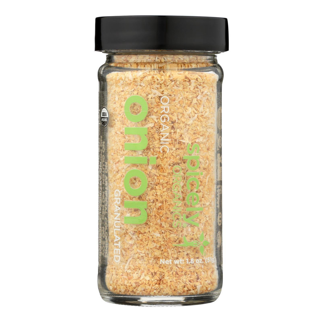 Spicely Organics Organic Onion Granulates Case Of 3 1.8 Oz