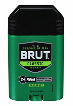 Brut Oval Solid Stick 24 Hours Deodorant, Original, 2.25 Oz