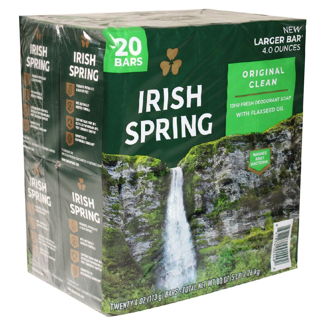 Irish Spring Bar Soap #00149 Original Clean