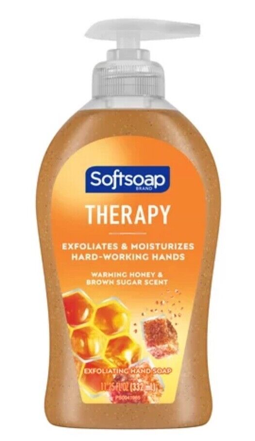 Softsoap Therapy Liquid Hand Soap, Warming Honey & Brown Sugar, 11.25 Fl. Oz