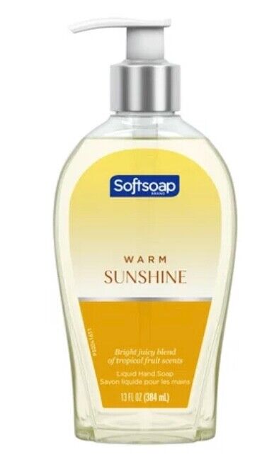 Softsoap Liquid Hand Soap With Pump, Warm Sunshine, 13 Fl. Oz