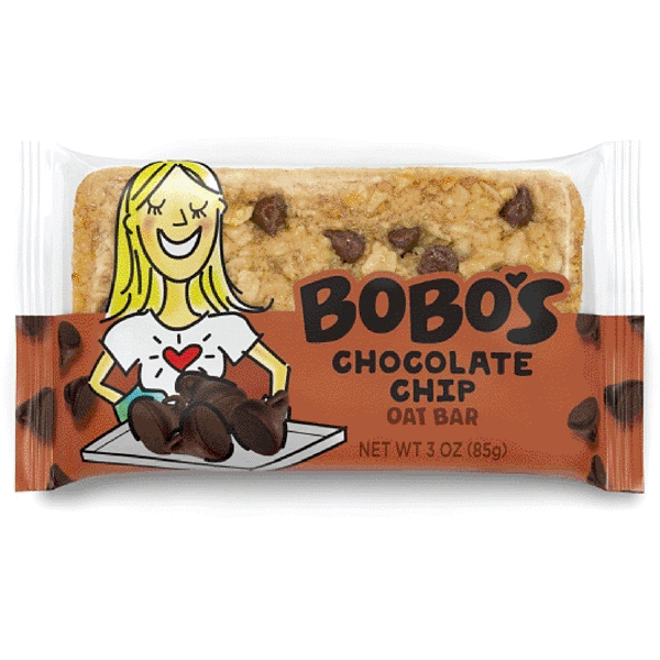 Bobo's Oat Bars All Natural Bar Chocolate Chip, 3 Oz (Case Of 4)