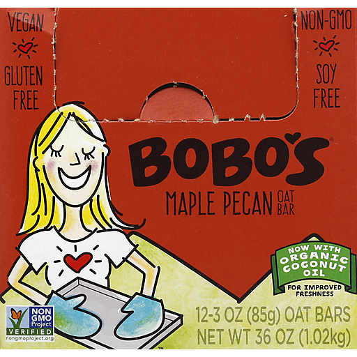 Bobo's Gluten Free Maple Pecan From Oat Bars, 3 Oz