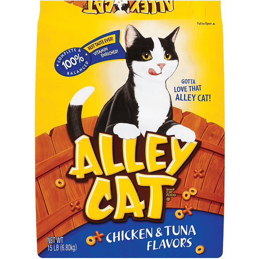 Alley Cat Chicken & Tuna Dry Food 15 Lb. Bag
