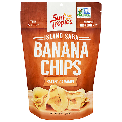 Sun Tropics Salted Caramel Banana Chips, 5.1 Oz
