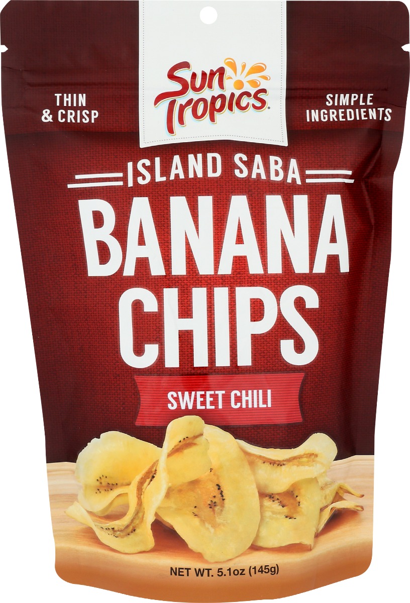 Sun Tropics Sweet Chili Banana Chips, 5.1 Oz