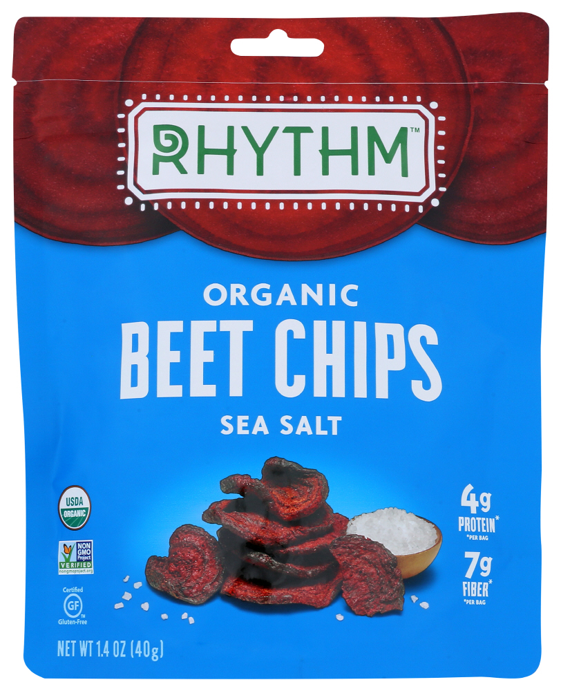Rhythm Superfoods Beet Chips, Organic, Sea Salt 1.4 Oz