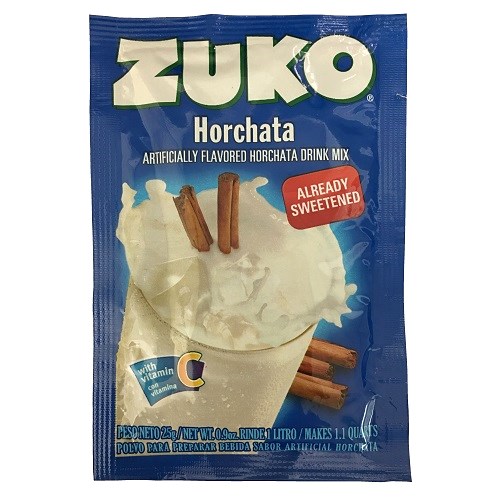 Zuko Drink Mix, Artificial Horchata Flavor