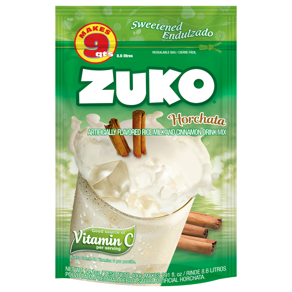Zuko Drink Mix, Horchata 14.1 Oz